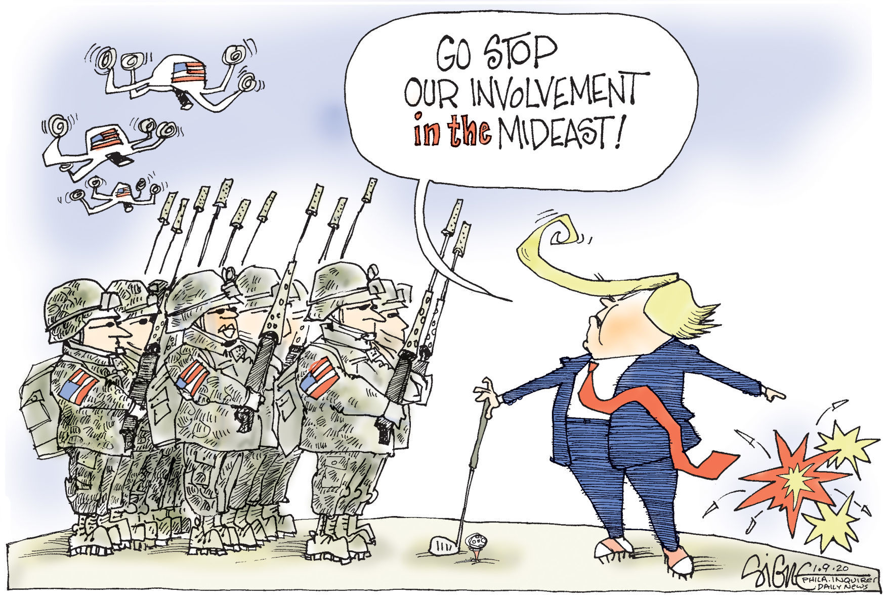 Signe Wilkinson cartoon